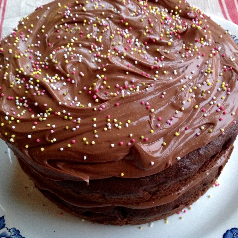 Chocolate Cake with Frosting